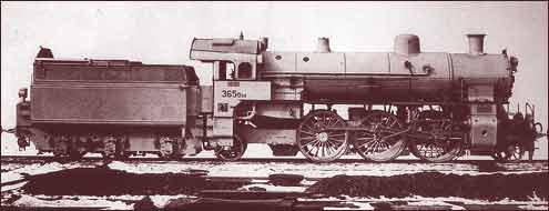 Lokomotive der Baureihe 365 der Tschechoslowakischen Staatsbahnen